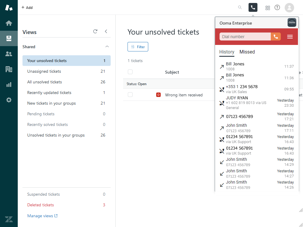 Ooma Enterprise screenshot 1